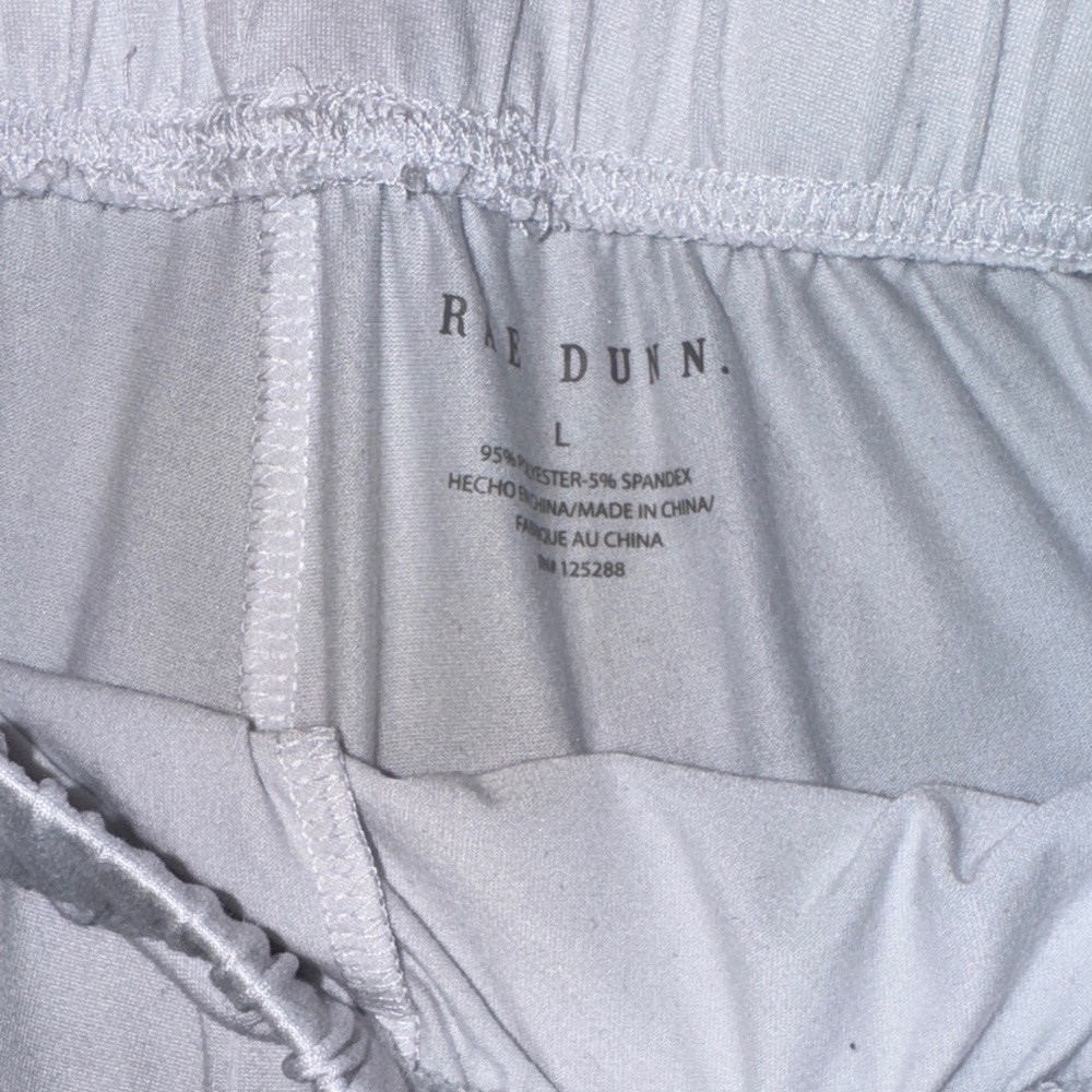 Rae Dunn-  Bride Pajama Set White Pink Trim Size Large - Picture 15 of 17